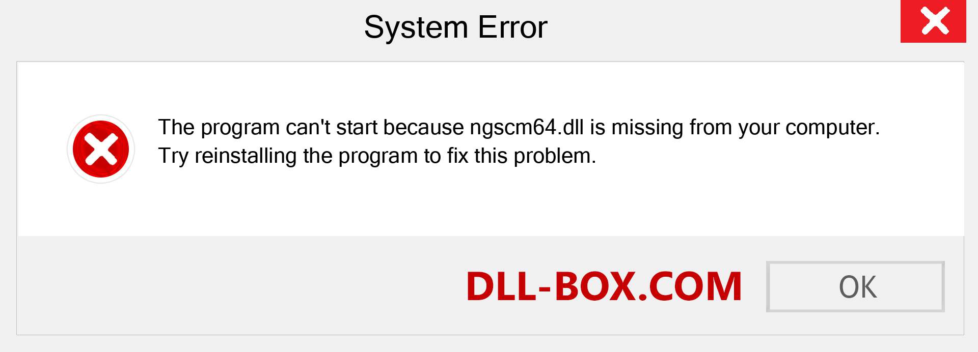  ngscm64.dll file is missing?. Download for Windows 7, 8, 10 - Fix  ngscm64 dll Missing Error on Windows, photos, images